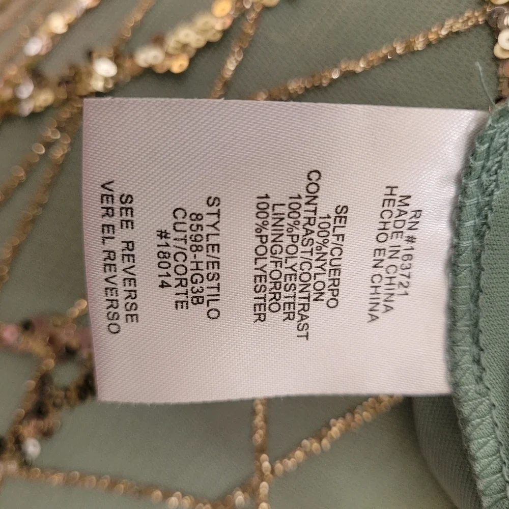 Say Yes Sequin Ball Gown Size 9 Juniors - Picture 14 of 17